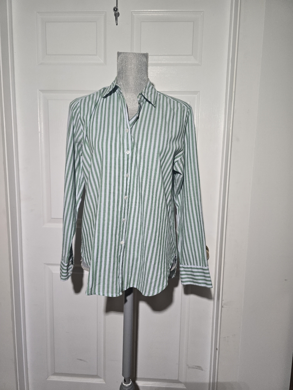 XIRENA striped Button Down Blouse